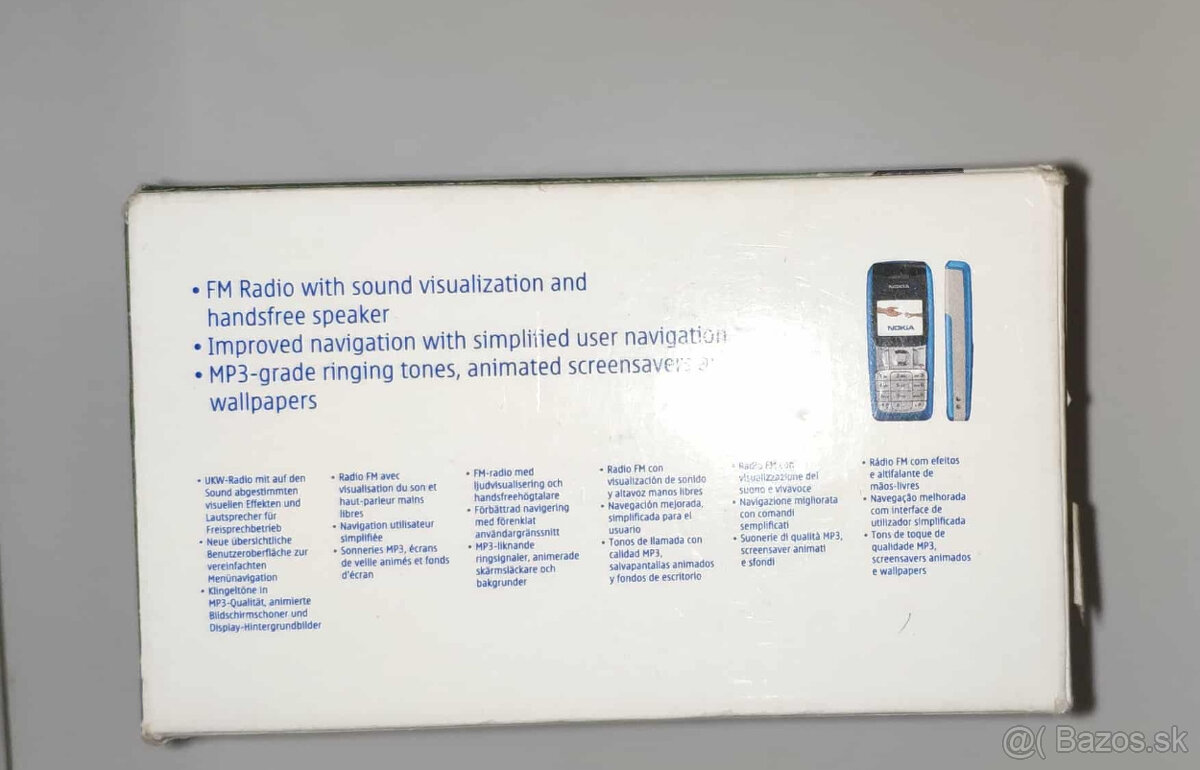 Predám originál box, nabijačku a manuál pre Nokiu 2310 - 3