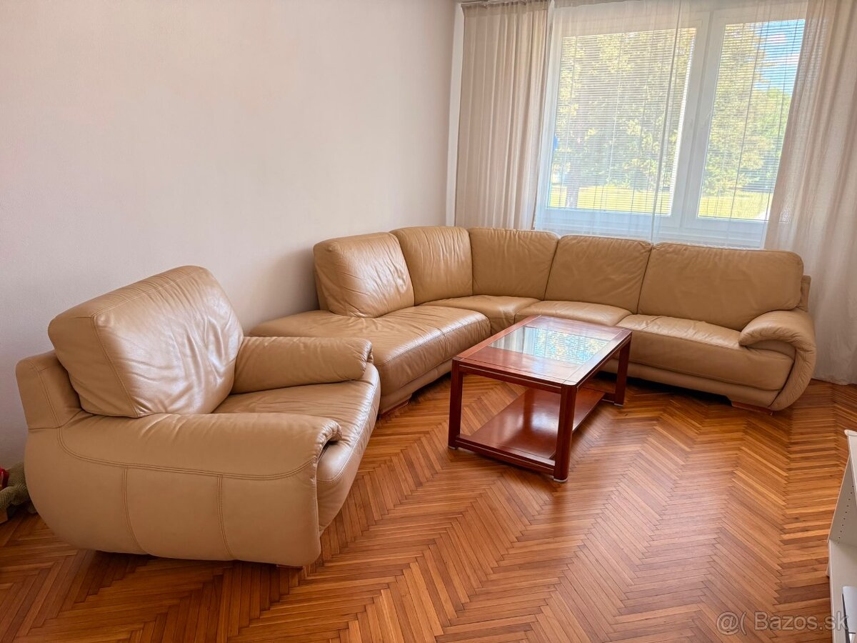 Kožená rohová sedačka - 3