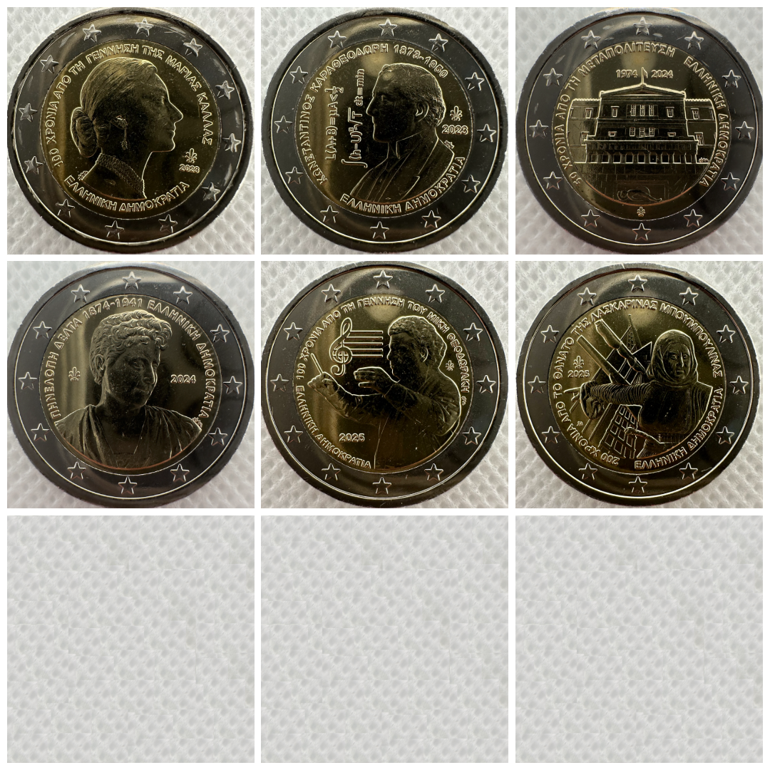 2 euro mince GRÉCKO - 3