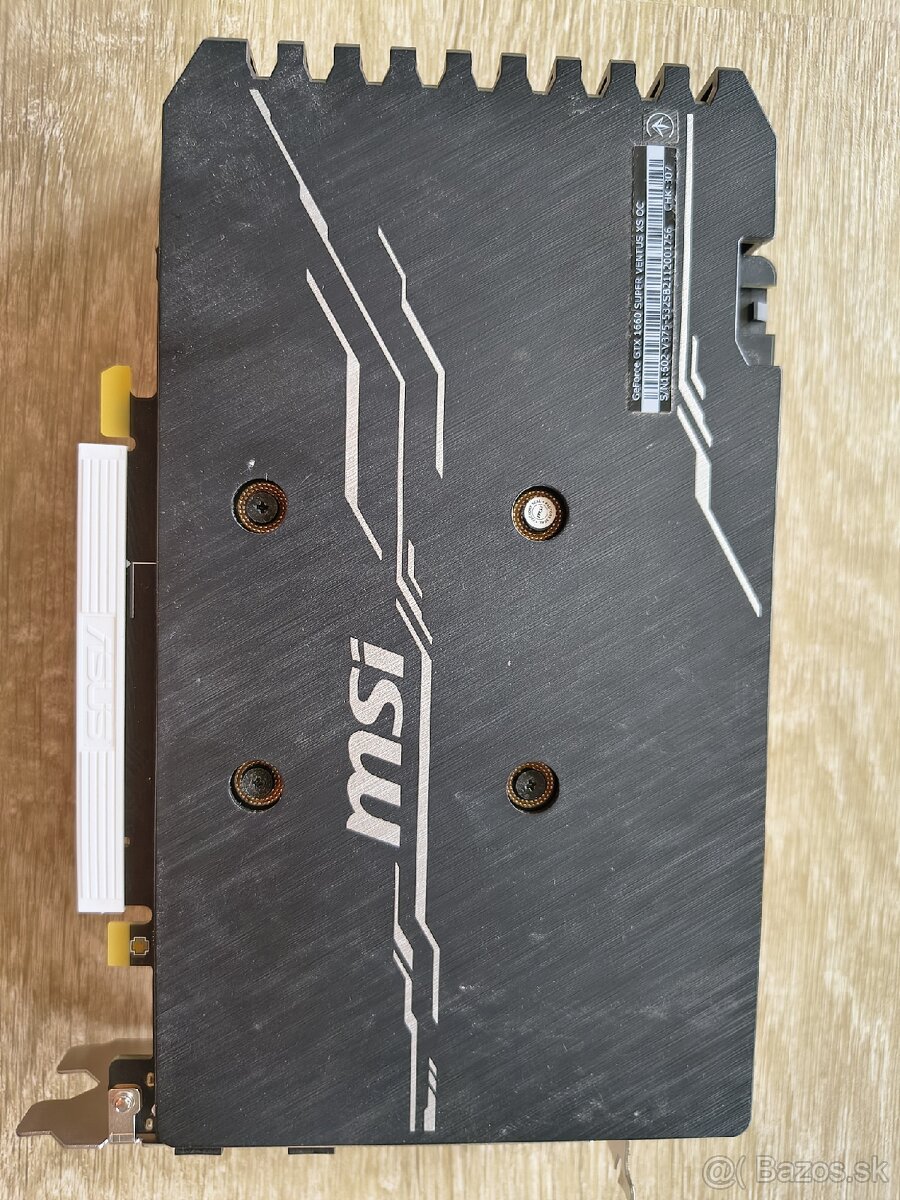 Predám MSI GeForce GTX 1660 SUPER VENTUS XS OC 6GB - 3