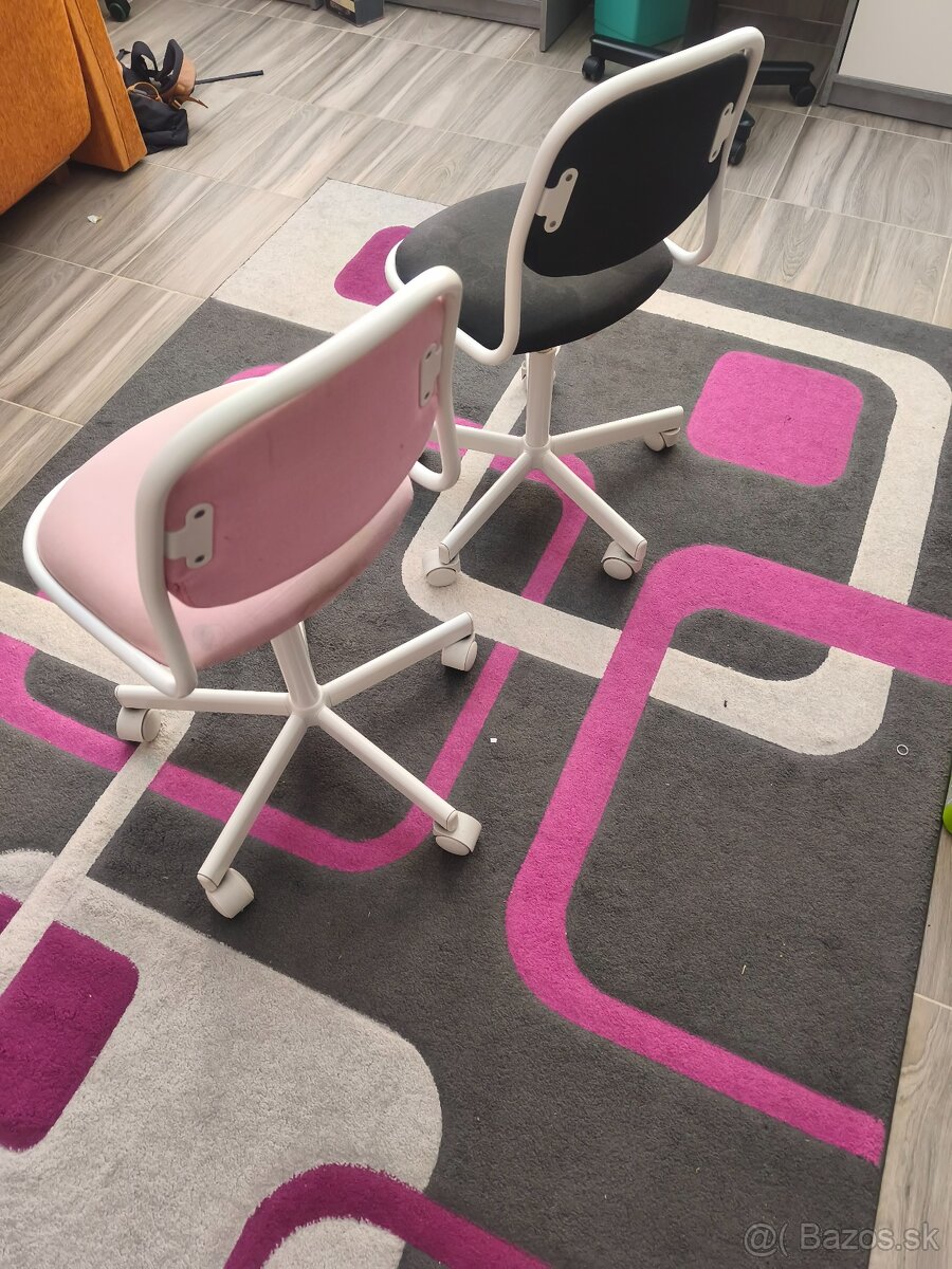 stolicka Ikea ružová - 3