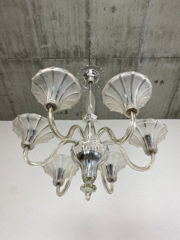 Veľký celosklenený halový luster - 3