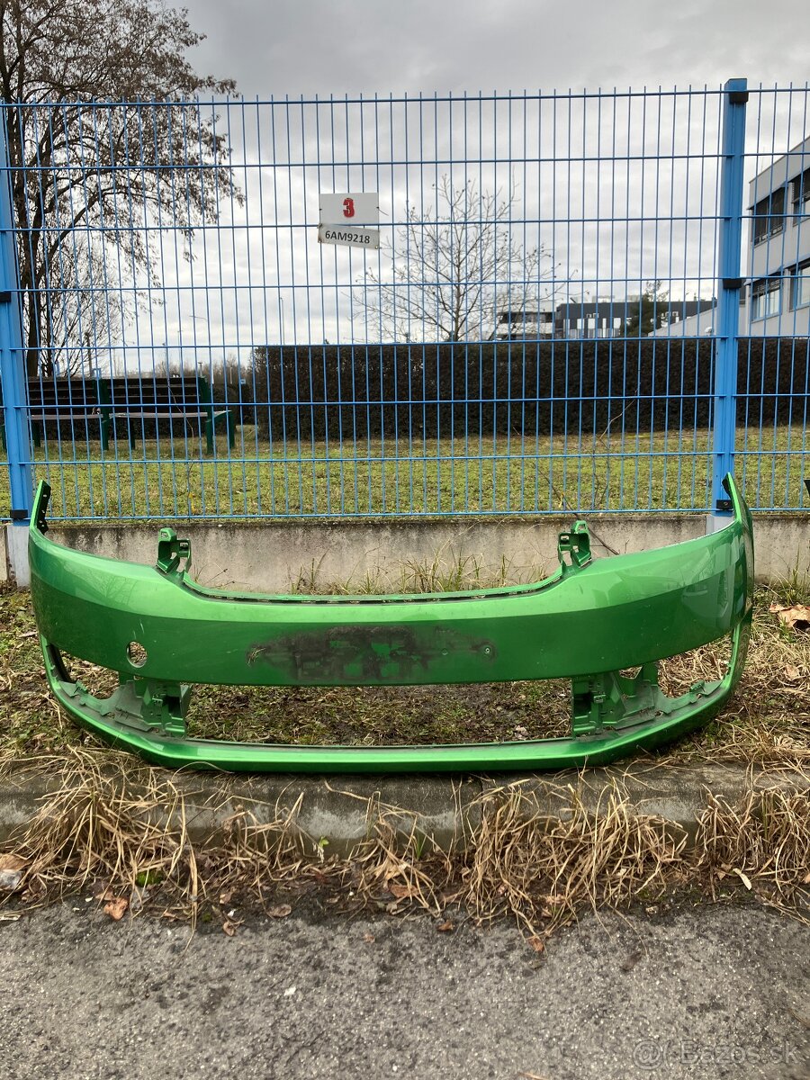 Predni naraznik skoda rapid zeleny - 3