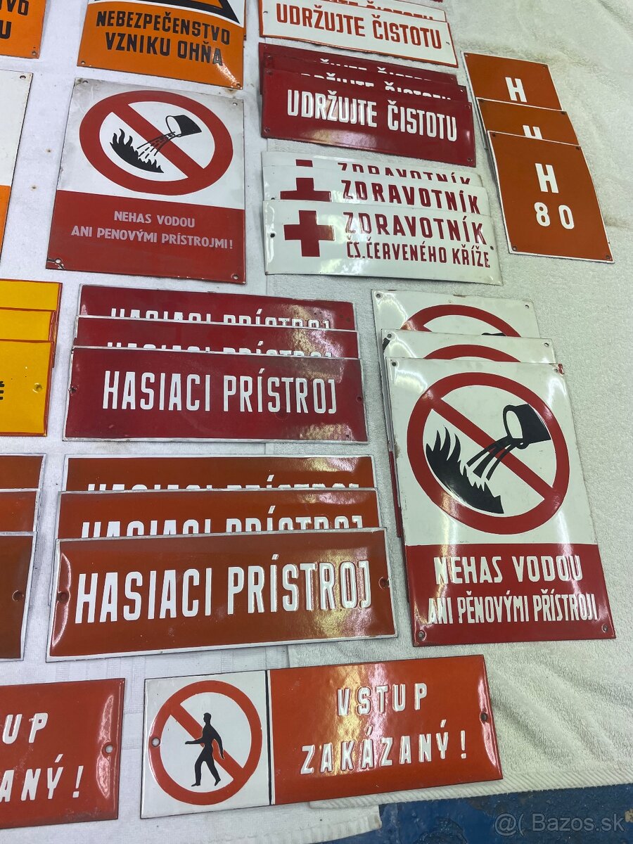 Stara smaltovana tabula cedula - 3