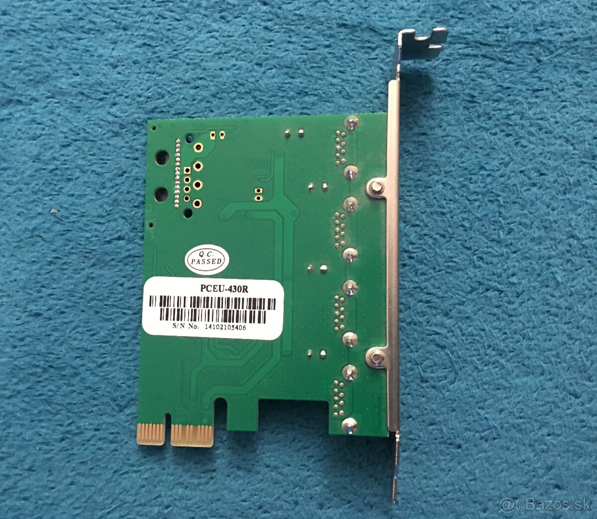 Predám prídavnú PCIe kartu so 4 rýchlymi USB 3.0 portmi - 3