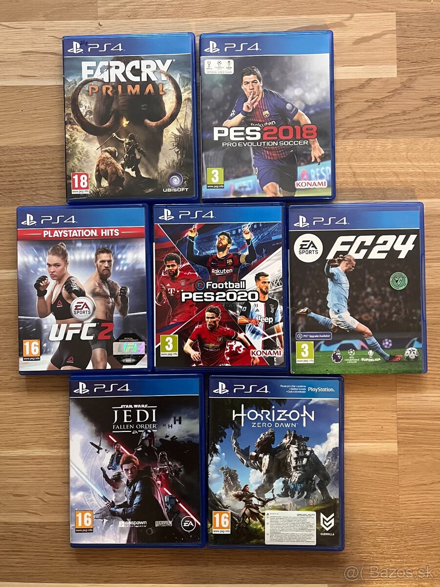 PS4 Slim + 4 ovládače + 7 hier - 3