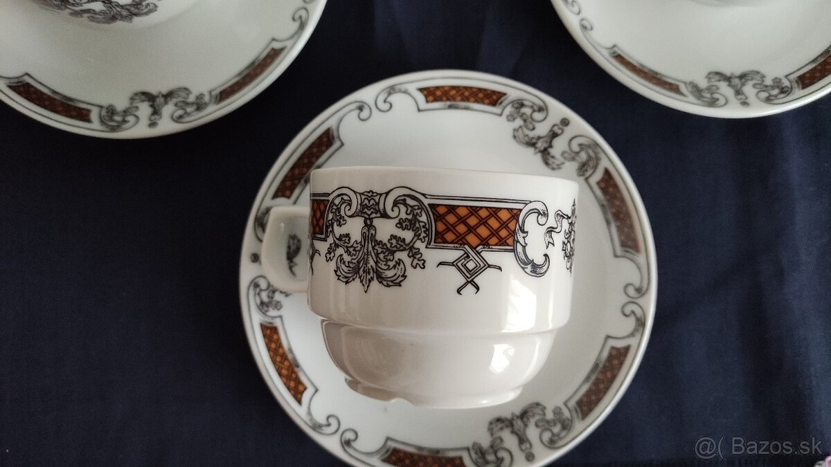 Koláčový set, taniere a kávová súprava Dvory - 3