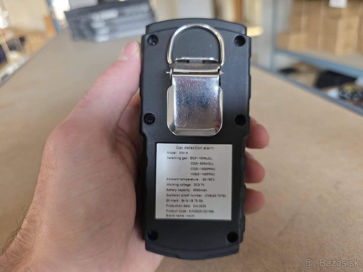 Predám nový, prenosný multidetektor plynu NORM NM-4 - 3