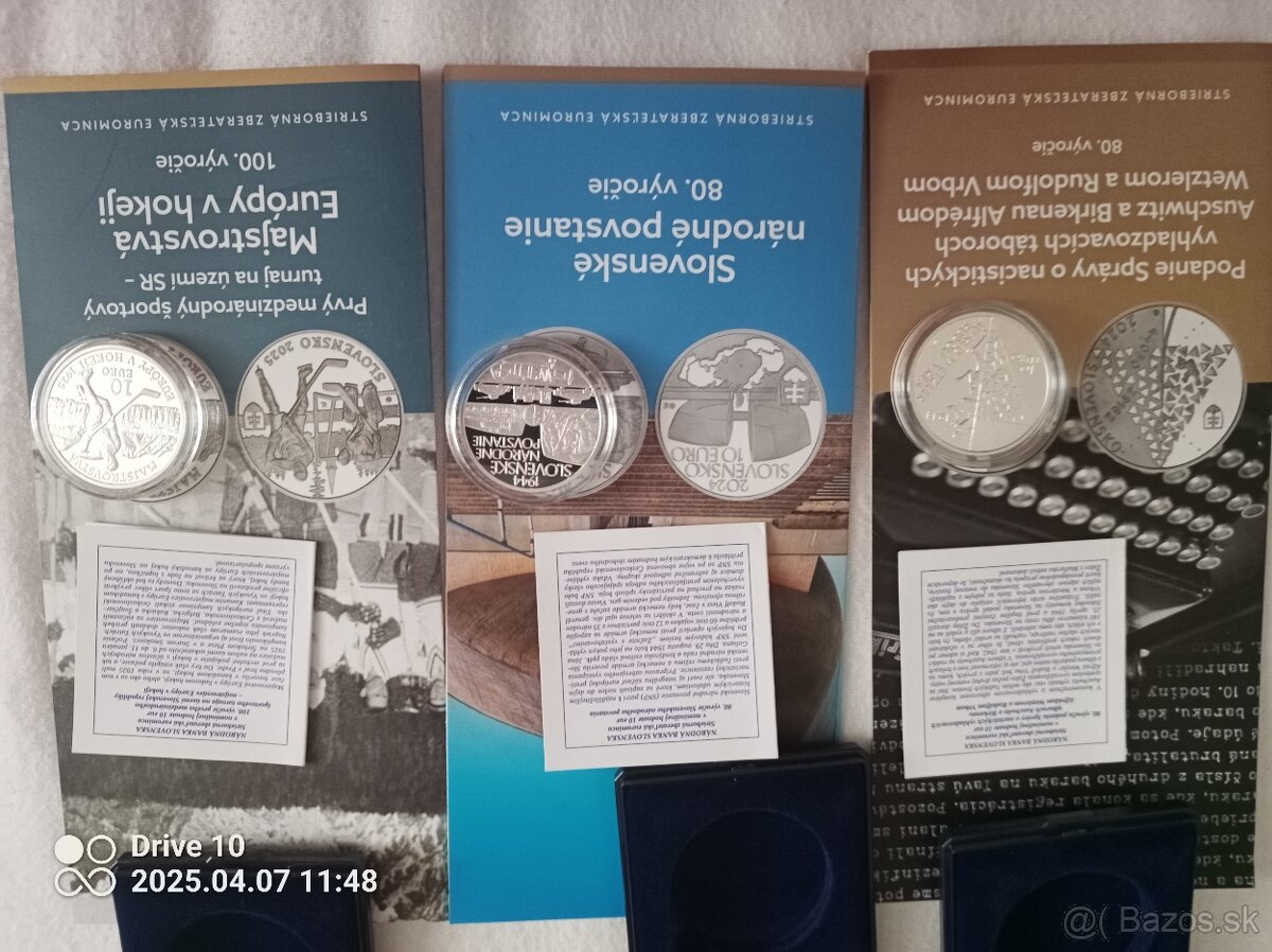 Predám tieto 3 prekrásne 10€ proof - 3
