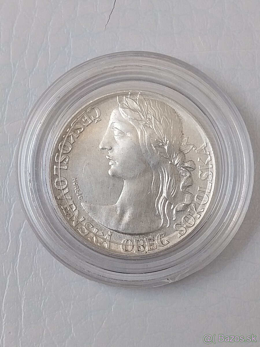 Mince strieborná medaila Všesokolsky slet - 3