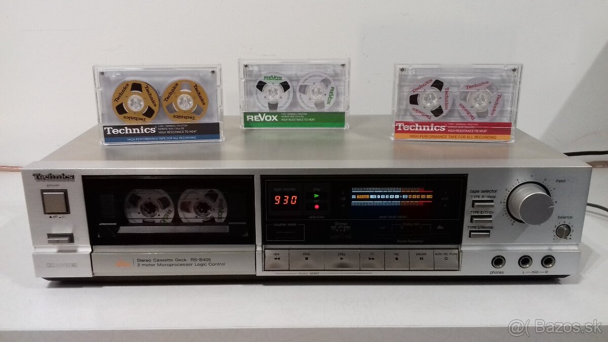 DBX dolby system TAPE deck TECHNICS RS-B405 vyr. Japan, AK22 - 3