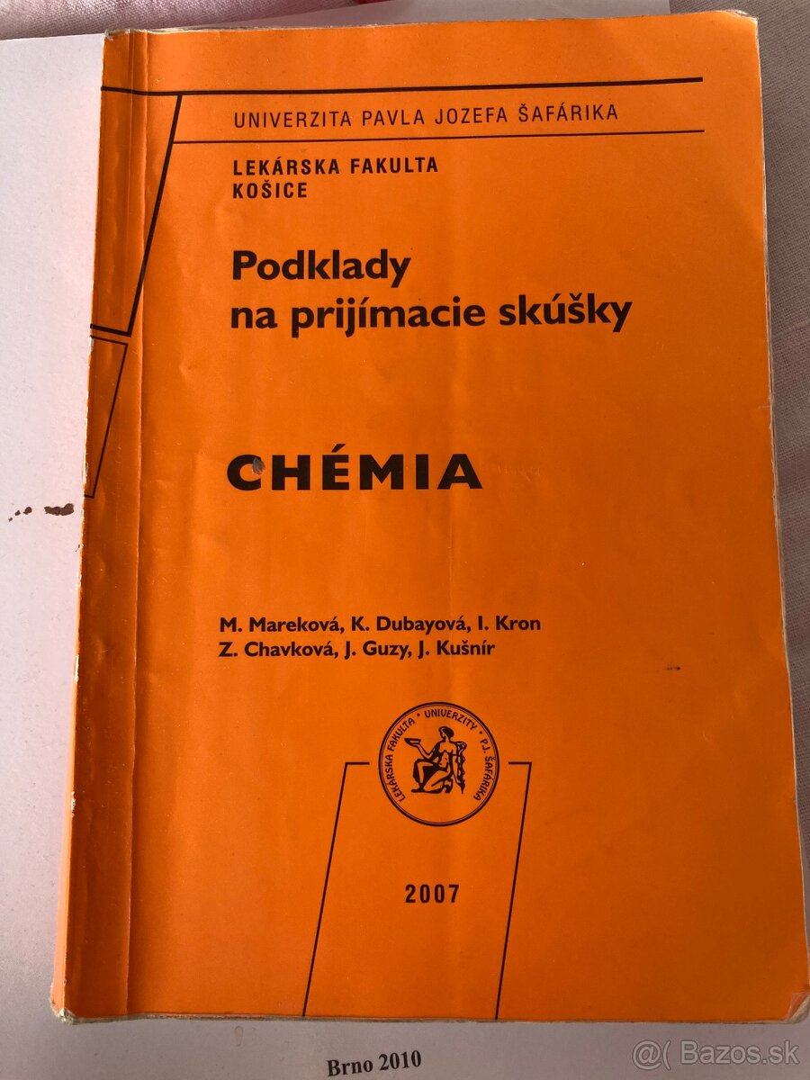 KNIHY- PODKLADY NA PRÍJMAČKY NA MEDICÍNU - 3