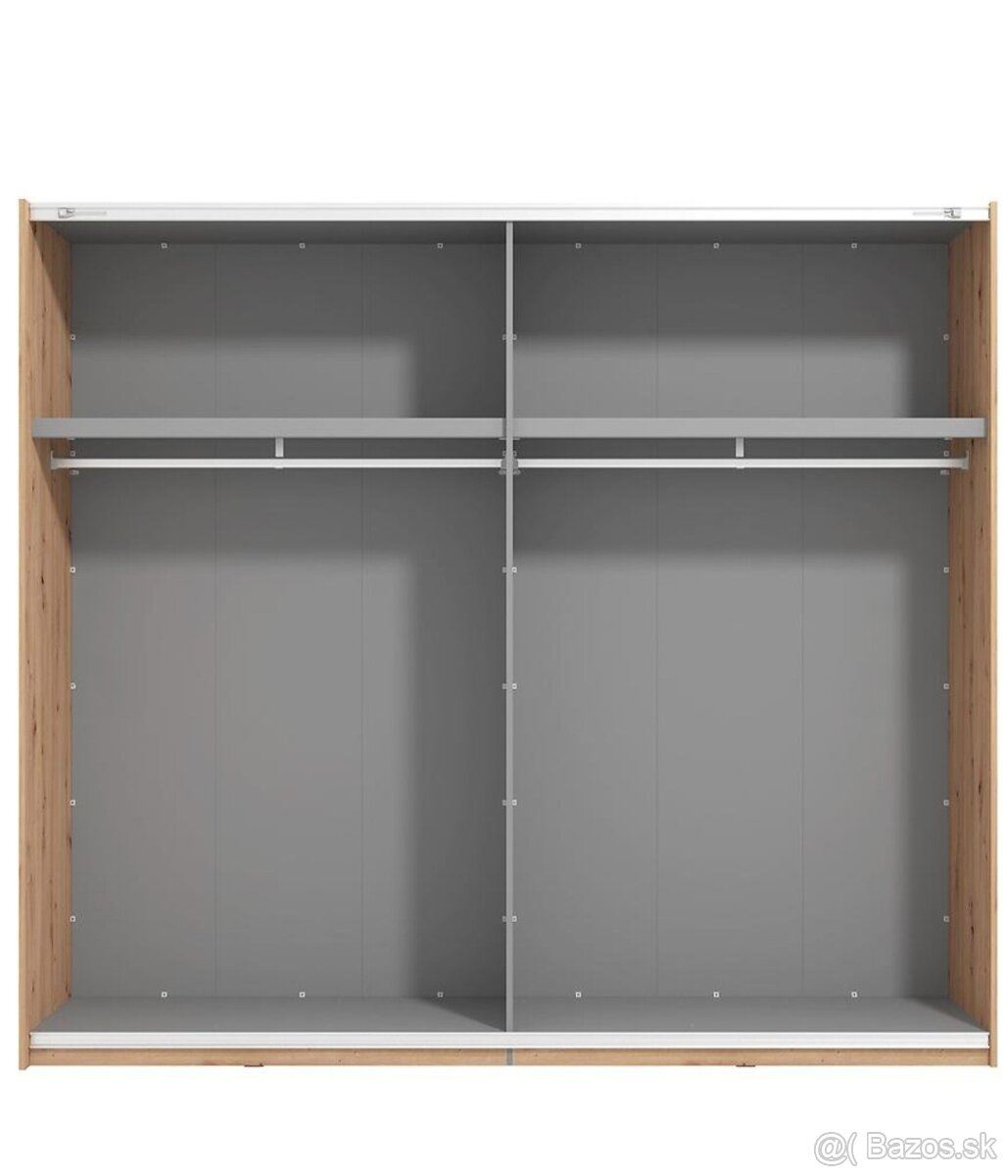 SKRIŇA dub artisan/čierna - 3