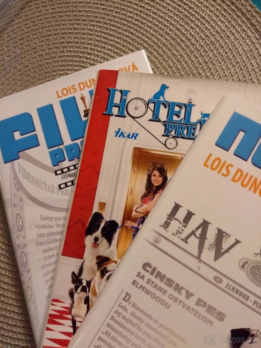 Séria 3ks Hotel pre psov+Noviny+Film a Pepierové mestá - 3