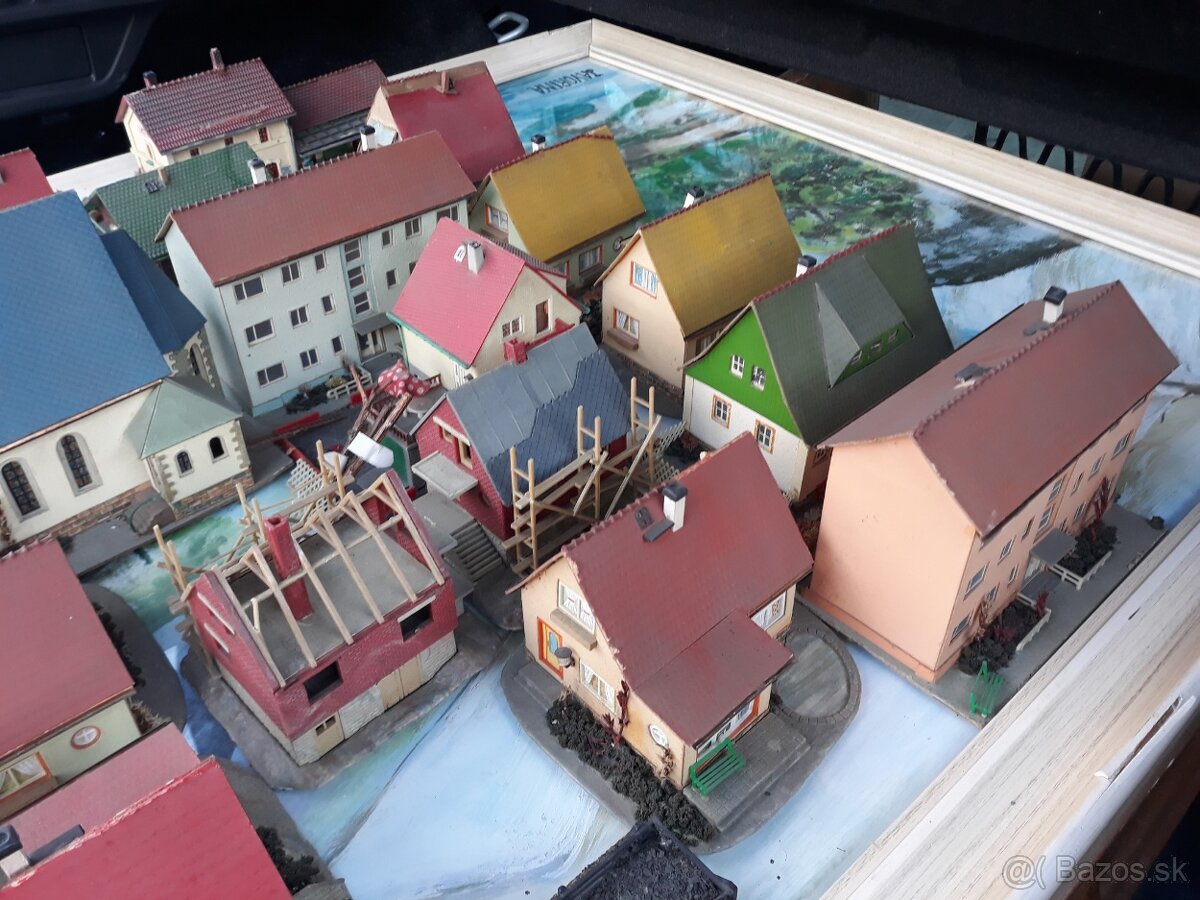 Modelová železnica-domčeky...TT...1:120... - 3