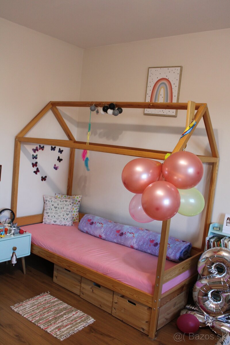 Detská domčeková posteľ Paul 180x80 - 3