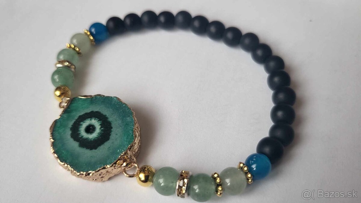 Náramok drúzou Achátu a onyx - 3