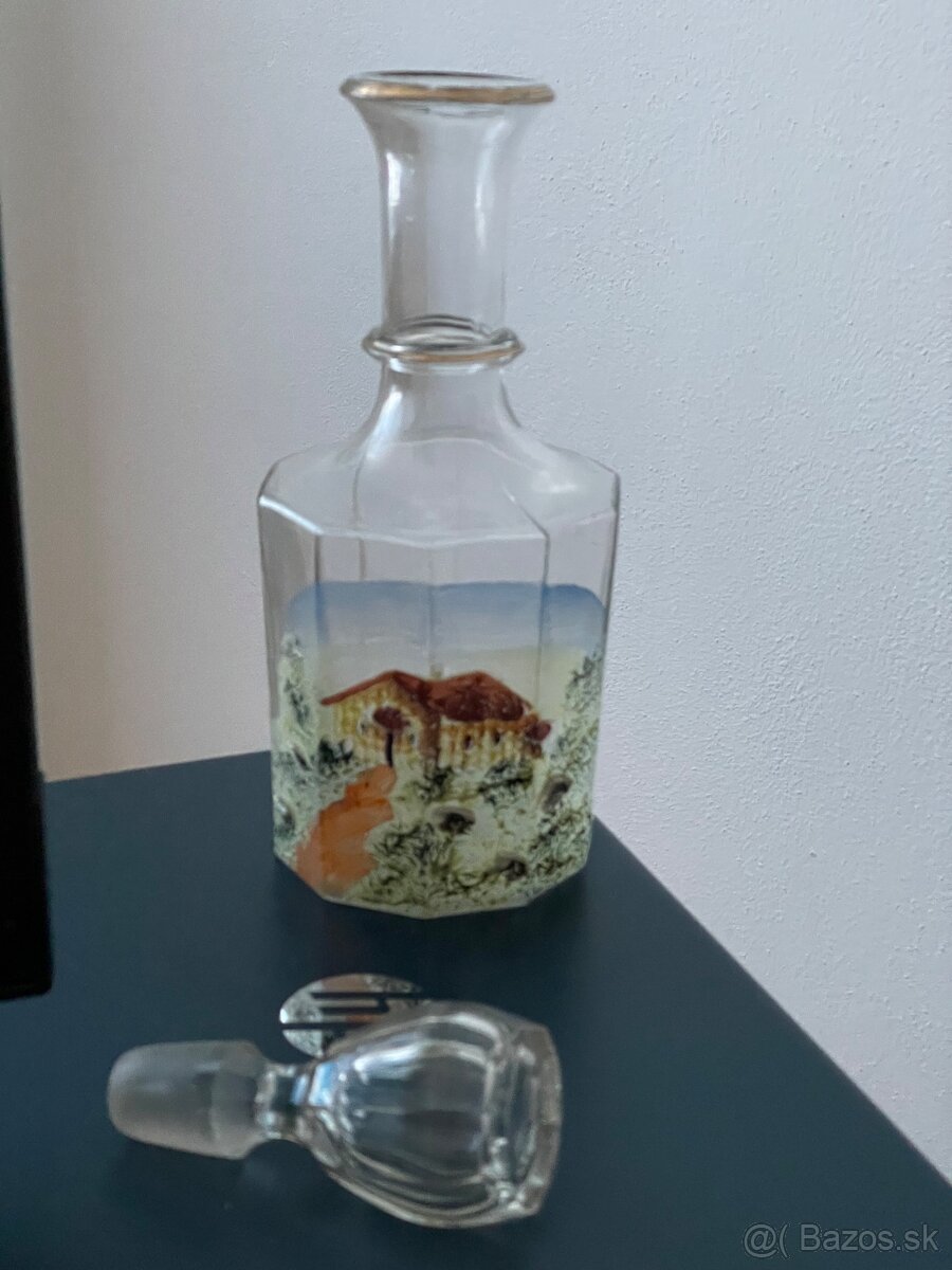 Karafa / flaša- maľovaná - 3