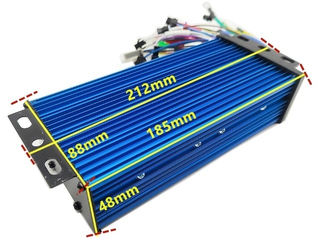 Kontroler pre elektrobicykel 36V-84V 2000W 40A max BLDC - 3