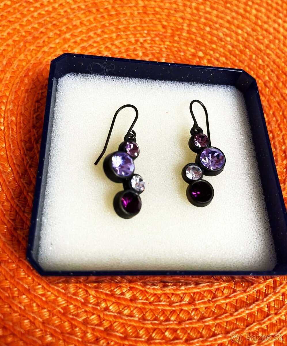 Starožitné náušnice - napichovačky - 3