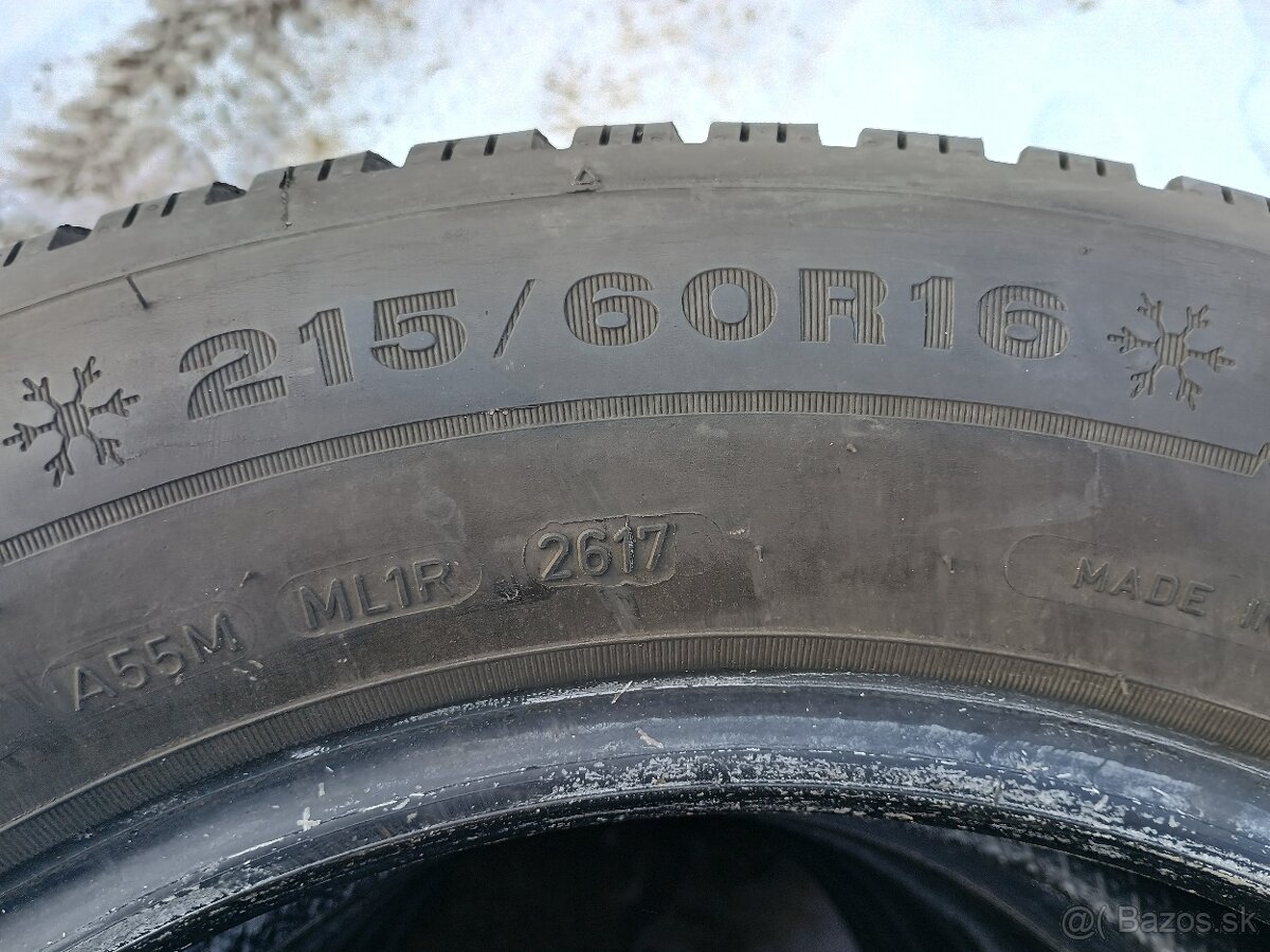 Zimné pneu Dunlop, 215/60 R16 - 3