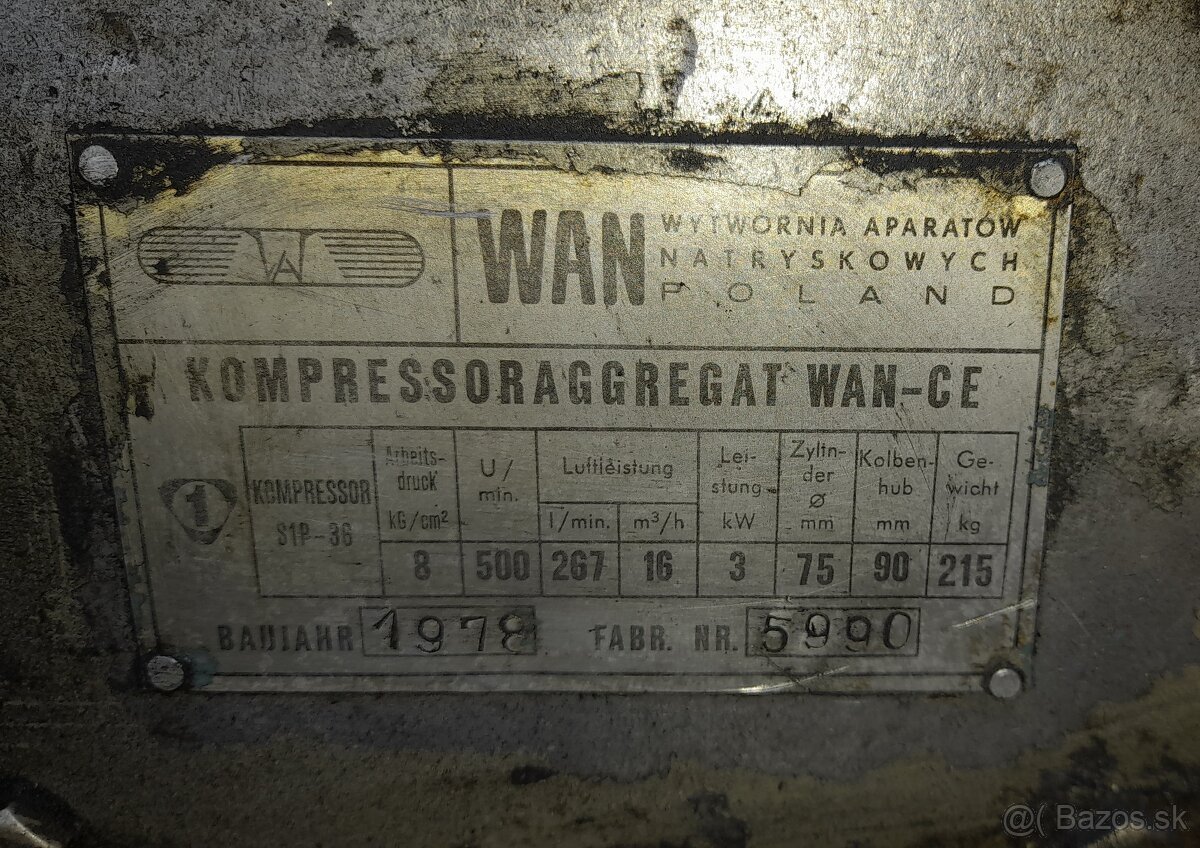 Dvojvalcový vzduchový kompresor - 3