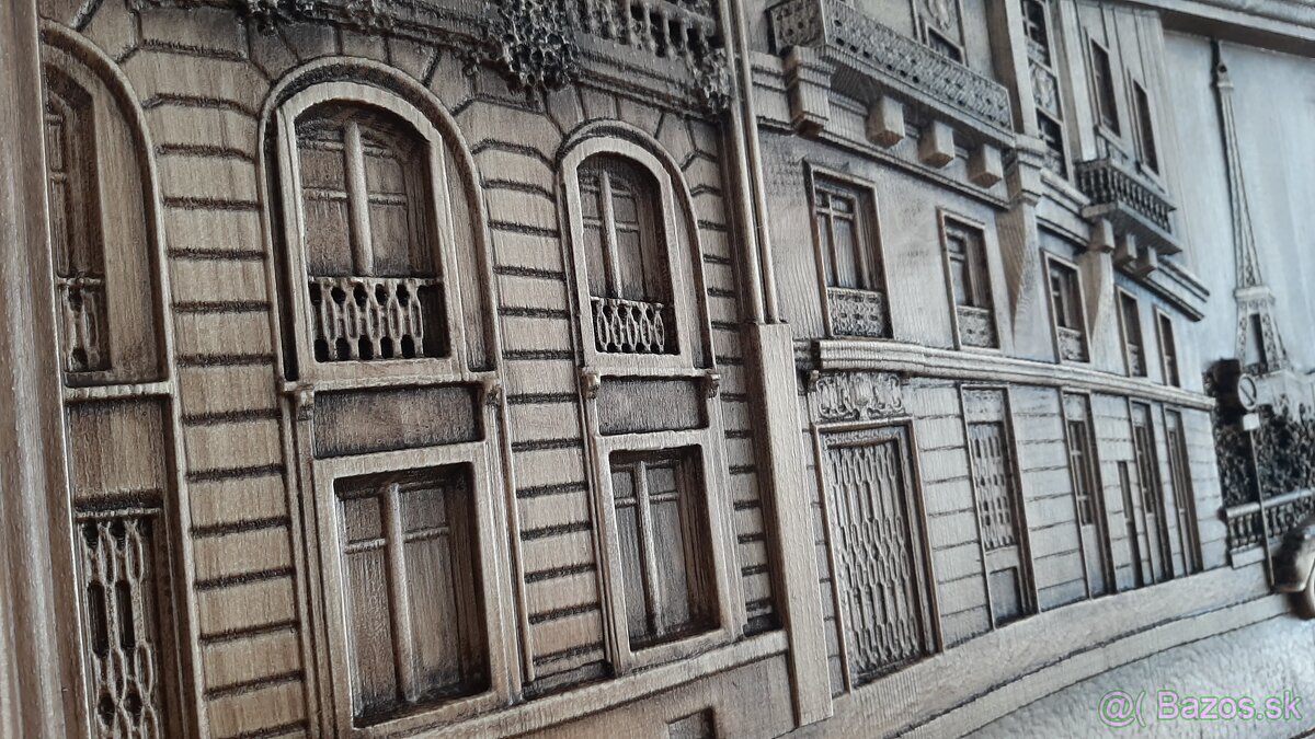 Drevený obraz 80×40cm,br.4cm. - 3