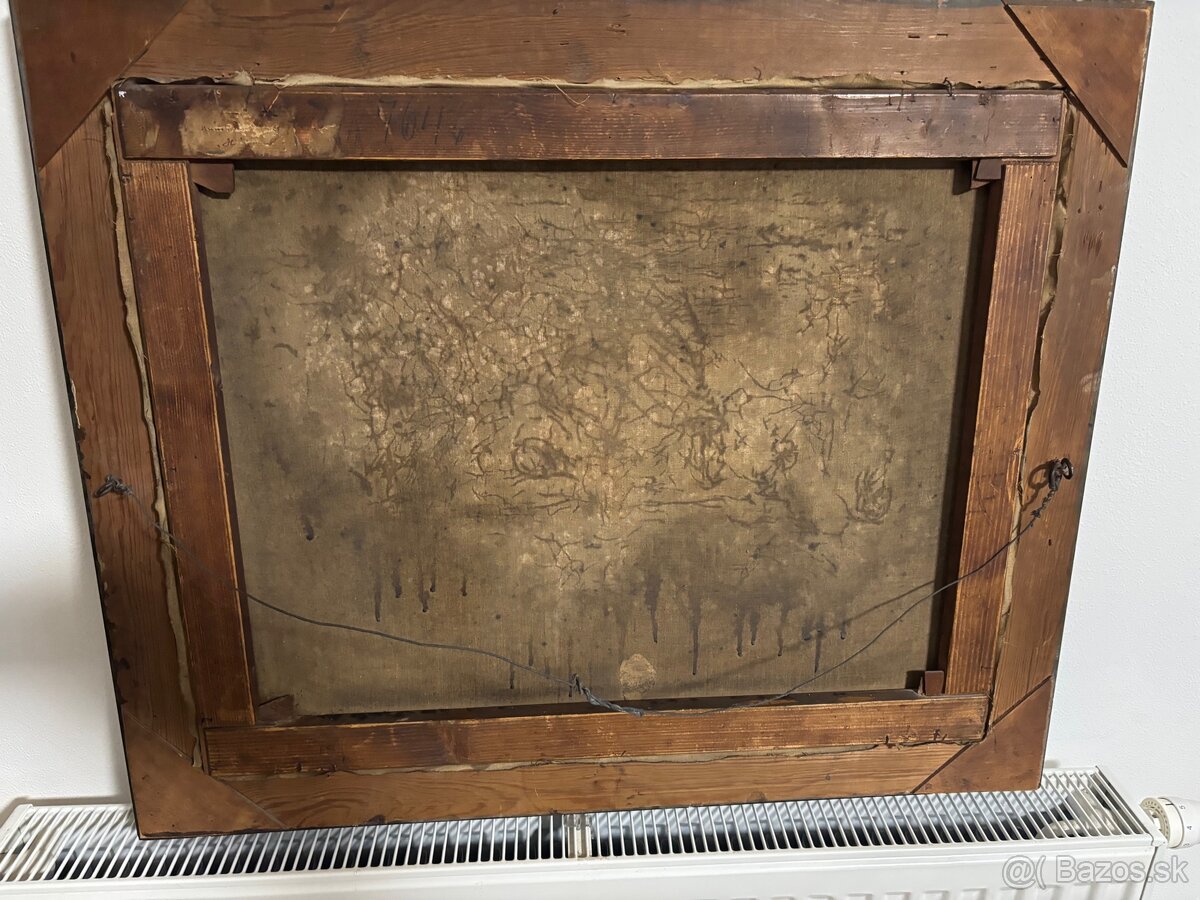 stary obraz olej na platne - 3