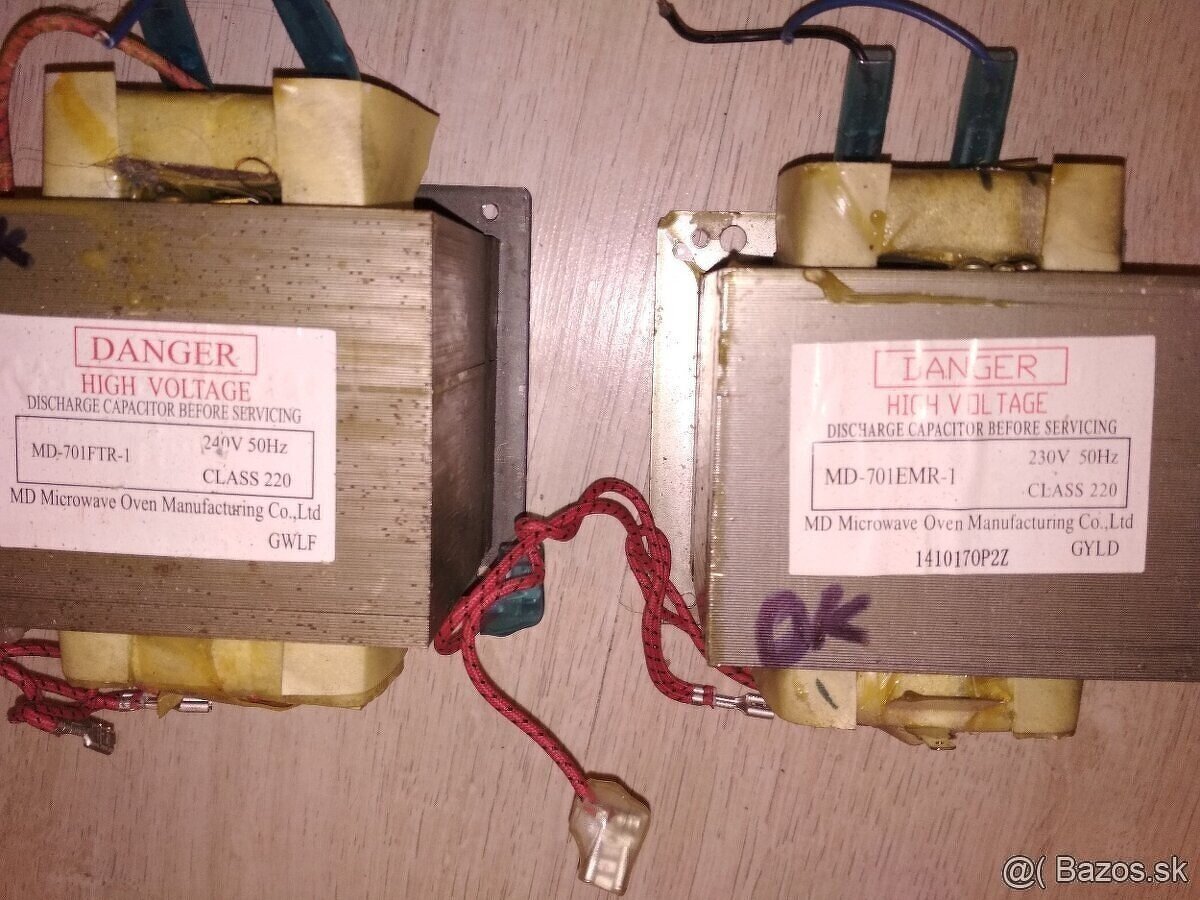 Transformator z mikrovlnky 700W - 3