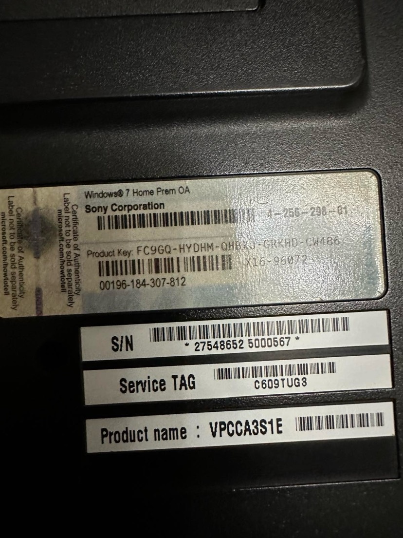 Sony Vaio - 3