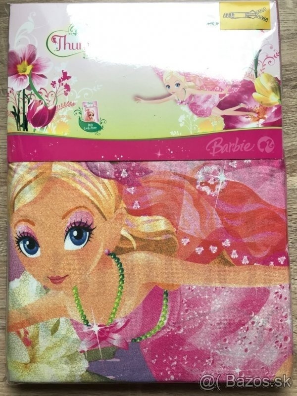 POSTEĽNÉ OBLIEČKY BARBIE Thumbelina + darček - 3