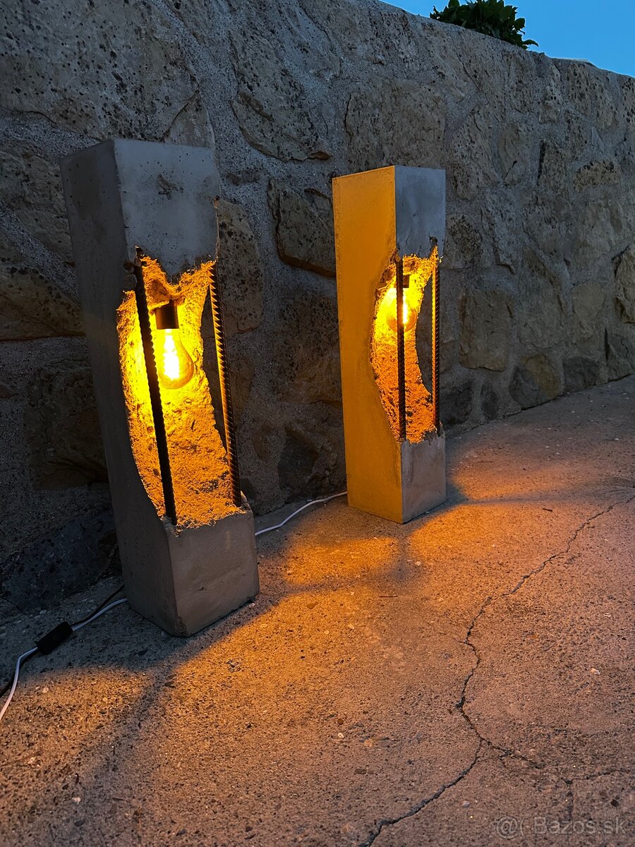Betónová lampa Interiér / Exteriér - 3