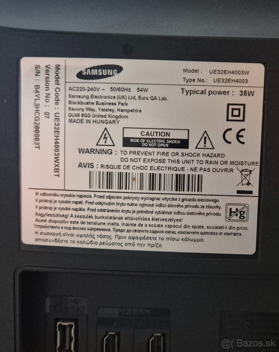 Samsung UE32EH4003W - 3