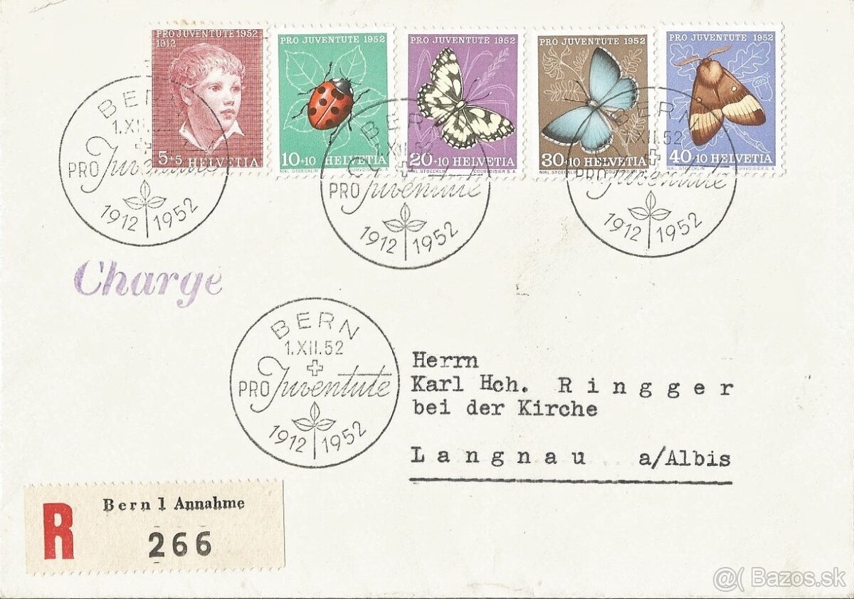 FDC 1953 /1952 / 1953 - 3