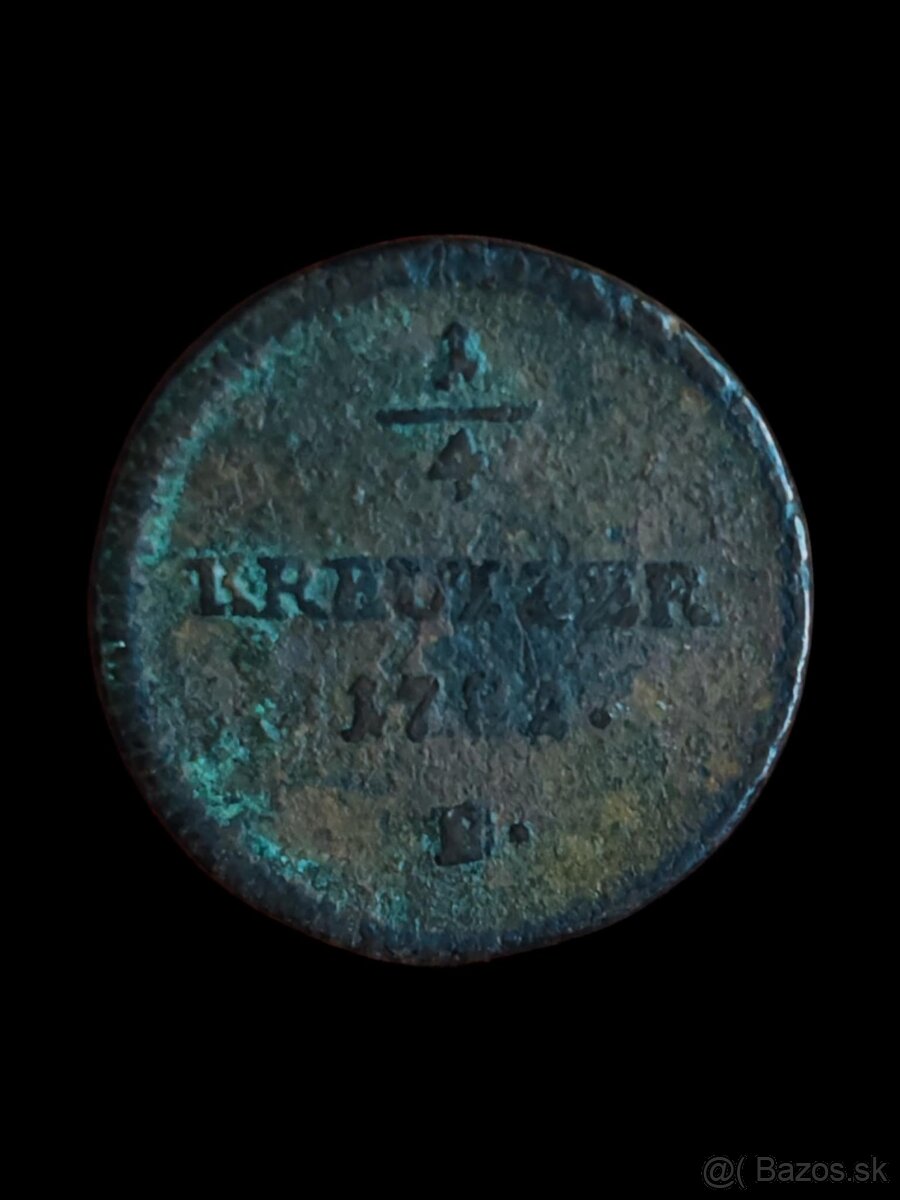 Mince Jozefa II. - striebro i meď - 3