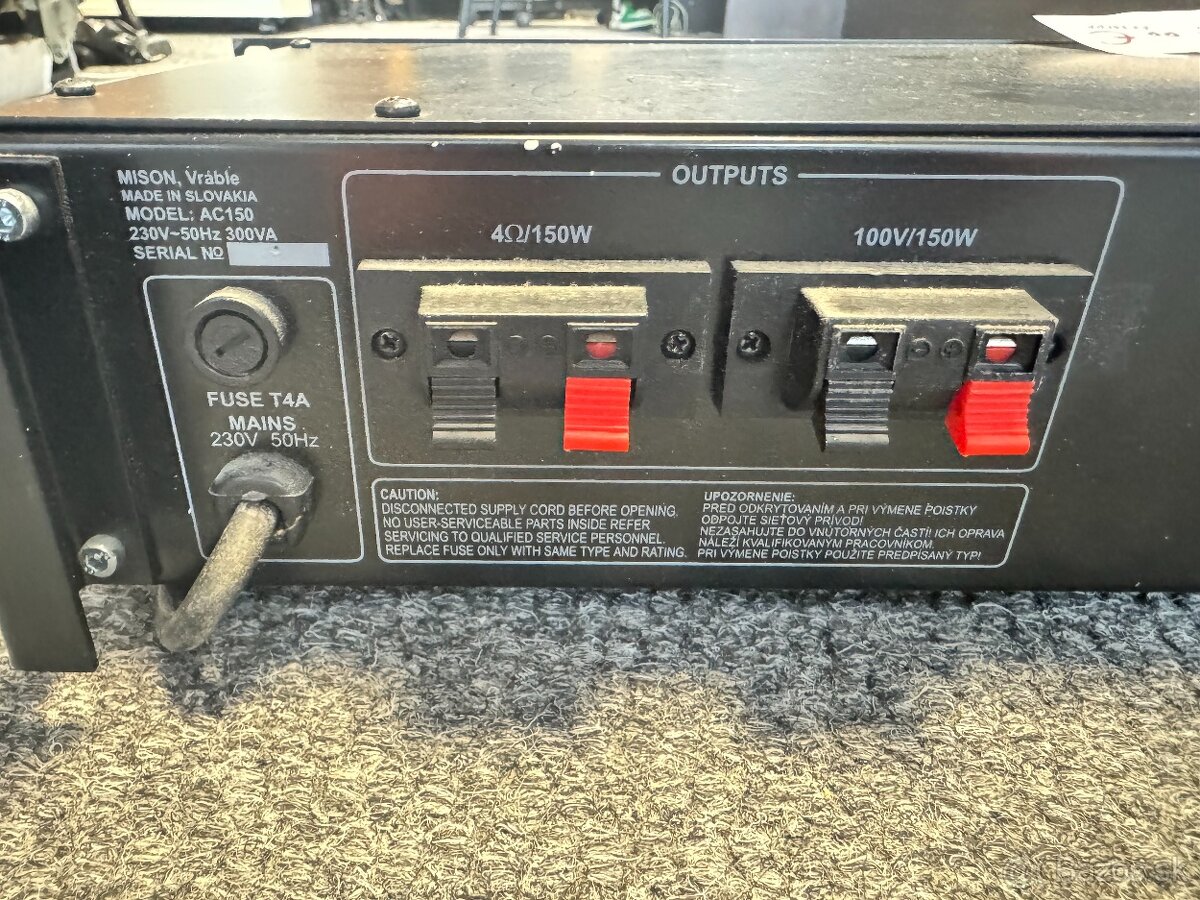Zosilňovač Mison acoustic centre AC 150-5 - 3