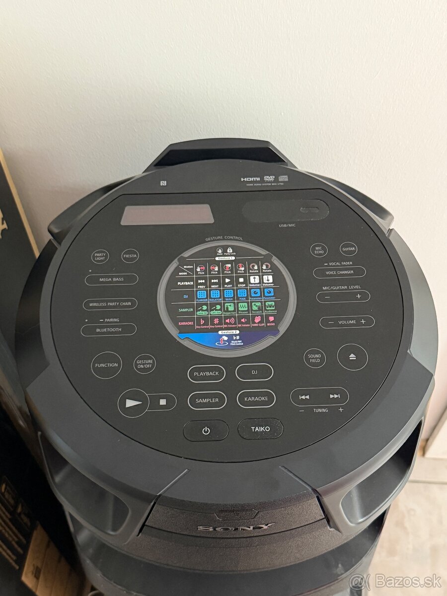 Zánovný Sony MHC V73D - pár mesačný s blokom - 3