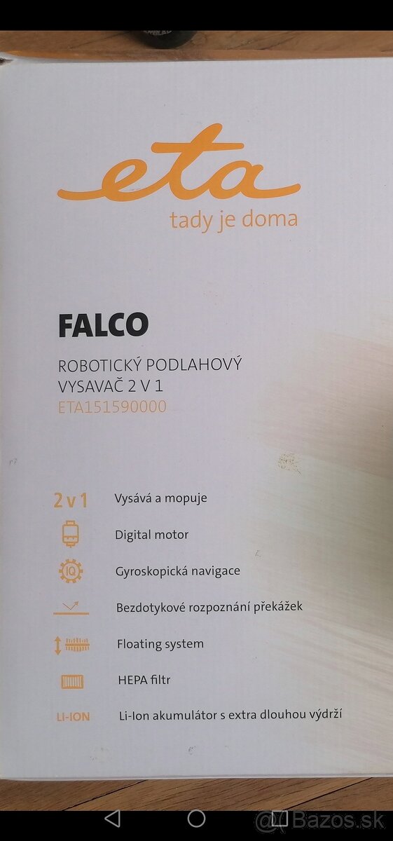 Robotický vysávač ETA 2v1 - 3