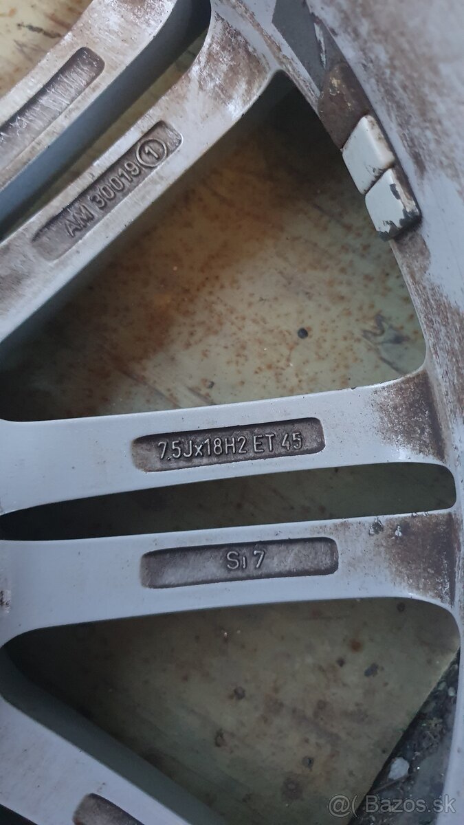 Alu disky 5x114,3 R18 7,5 J ET45 - 3