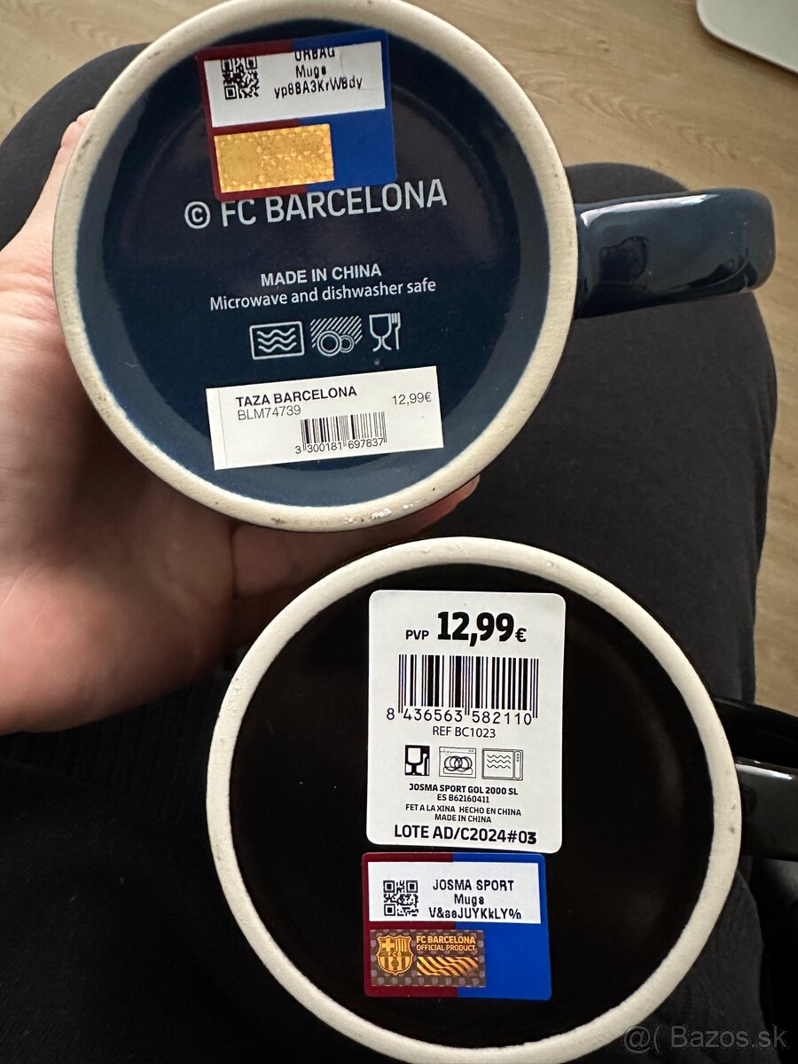 Originálne futbalové hrnčeky FC Barcelona – 2 ks - 3