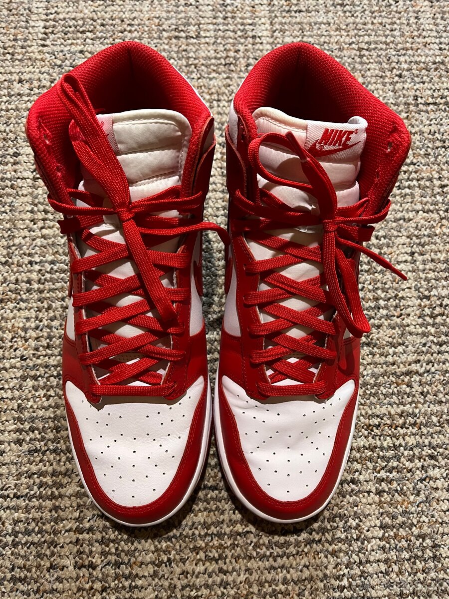 Nike Dunk High University Red Vel 45,5 - 3