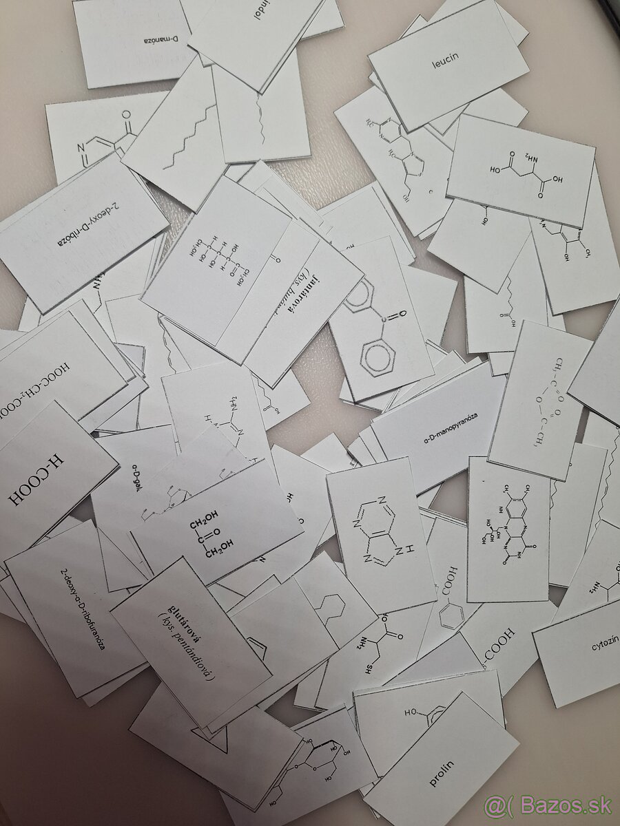 Chemické kartičky 120+kusov - 3