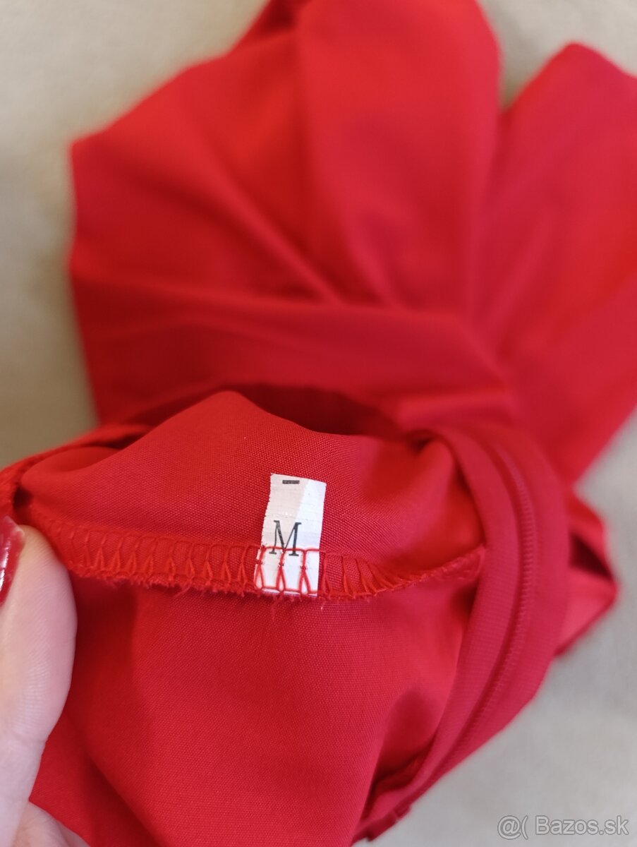 Letné červené šaty - 3