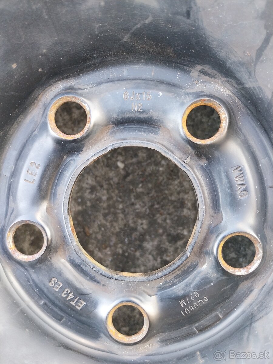 Predám kolesá 5x112 195/55R15 Letné - 3