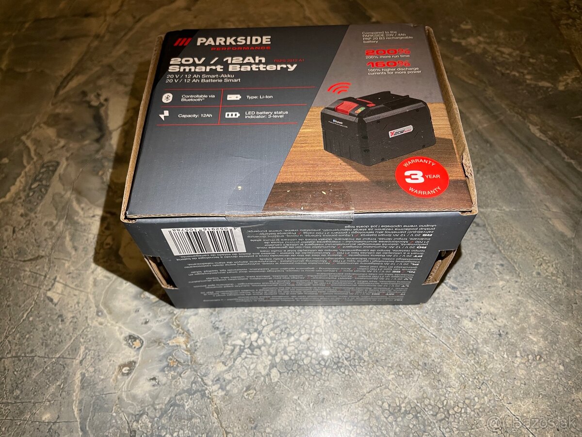 Predám Parkside performance smart batériu 12ah - 3
