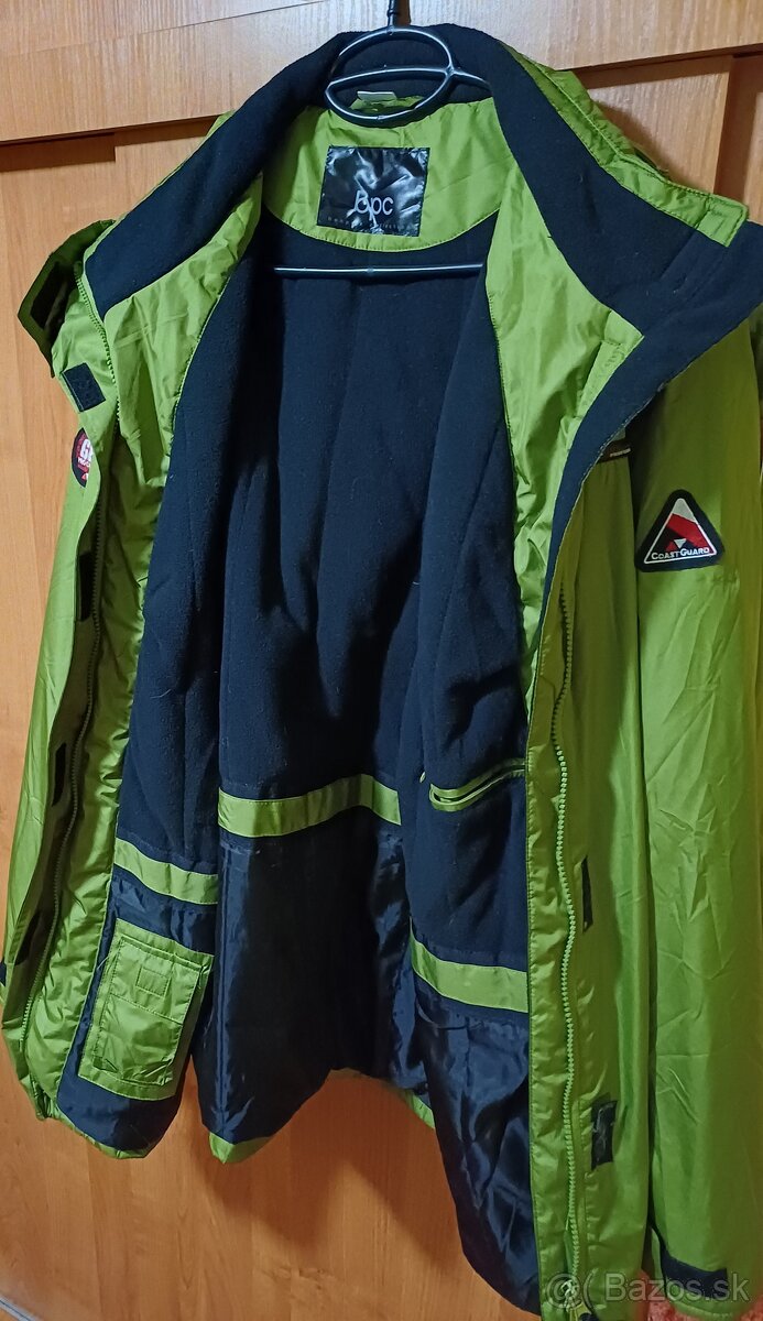 Zelená zimná bunda pre moletky xxxl - 3