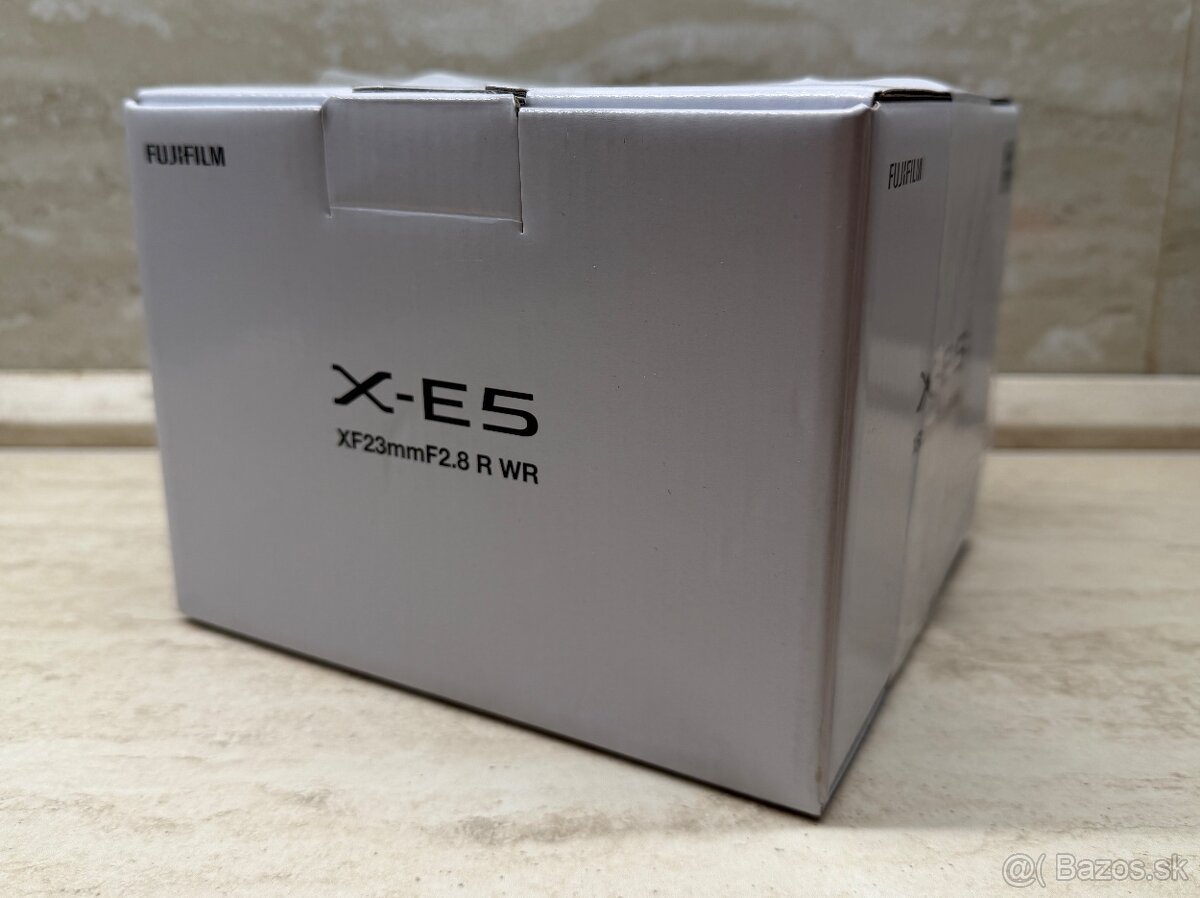 Fujifilm X-E5 + XF 23 mm WR strieborný, nový - 3