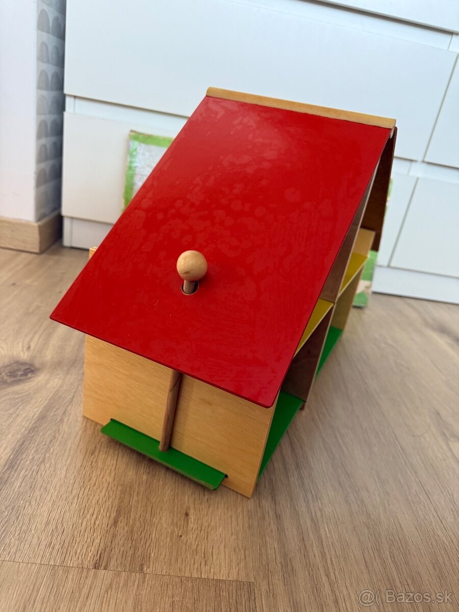 Retro drevený domček Tofa - 3