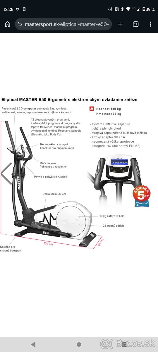 Eliptický trenažér - 3