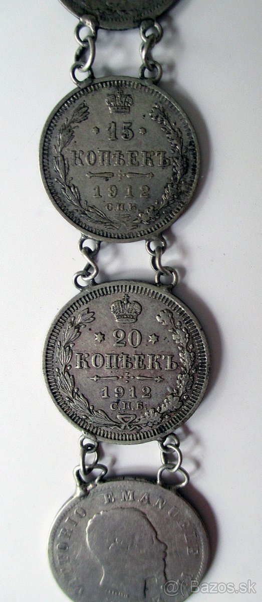 Náramok z mincí, zajatecký tábor, 1. svetová vojna - 3
